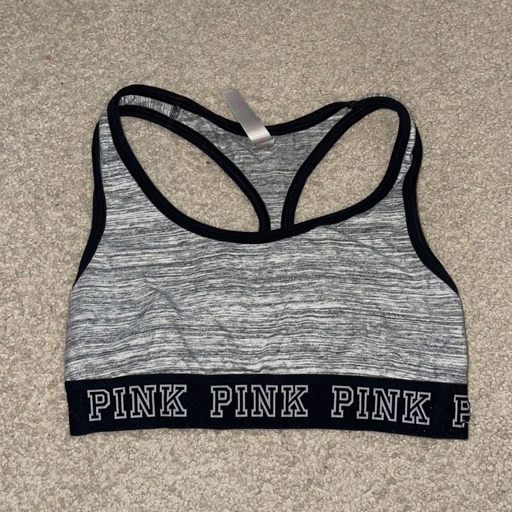 Pink VS sports bra